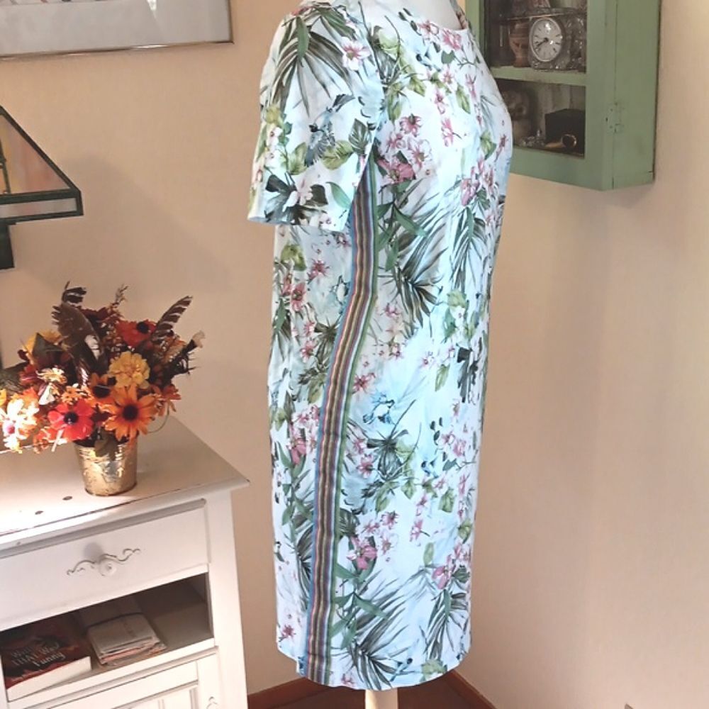 RABE 1920 Cotton Sheath Floral Dress - Picture 4 of 14